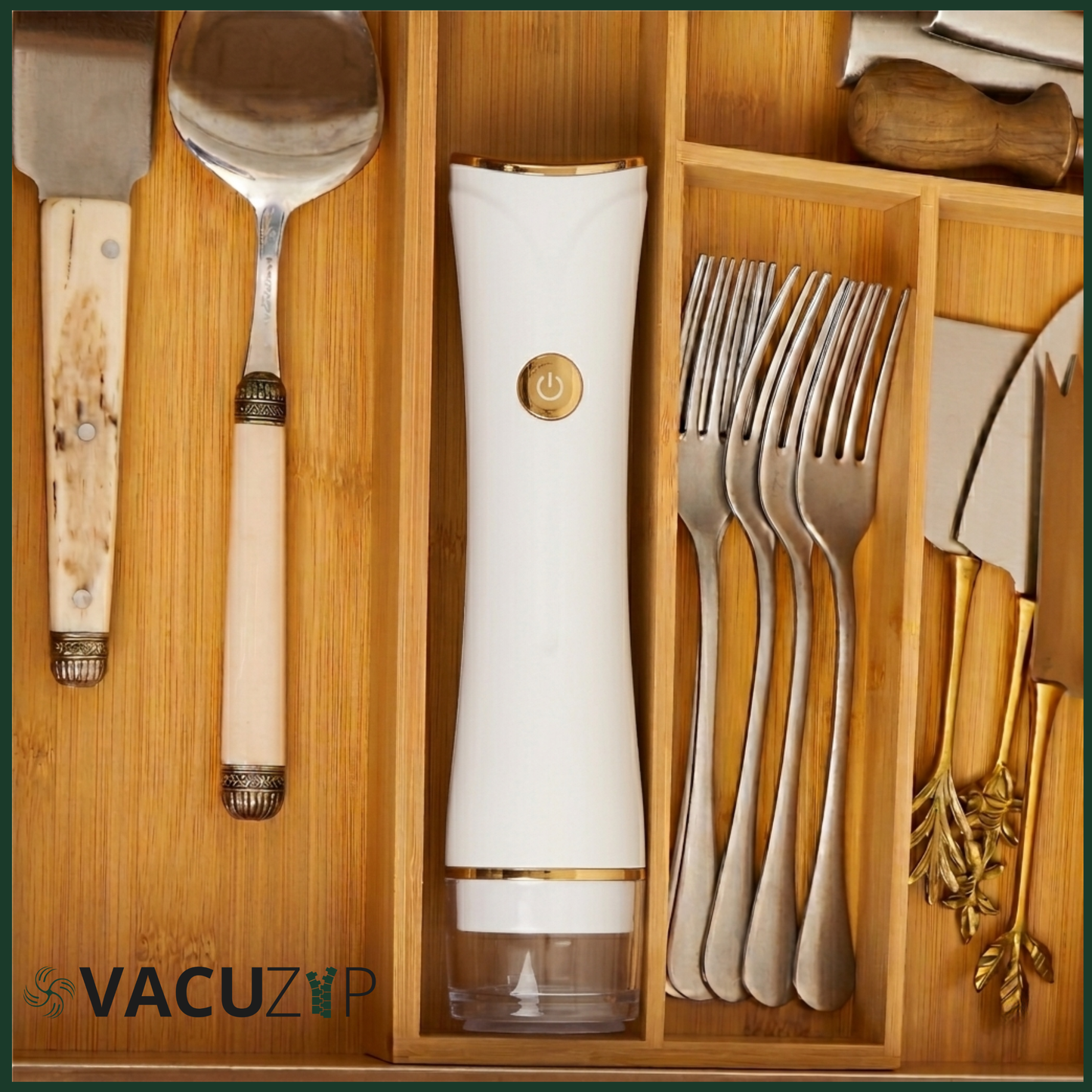 VacuZip™ MiniSellador al Vacío de Bolsas